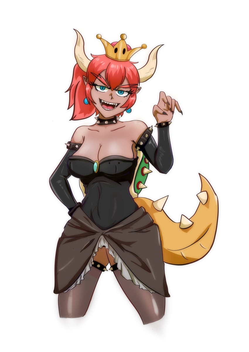 bowsette (mario and 1 more) drawn by angel_glitch
