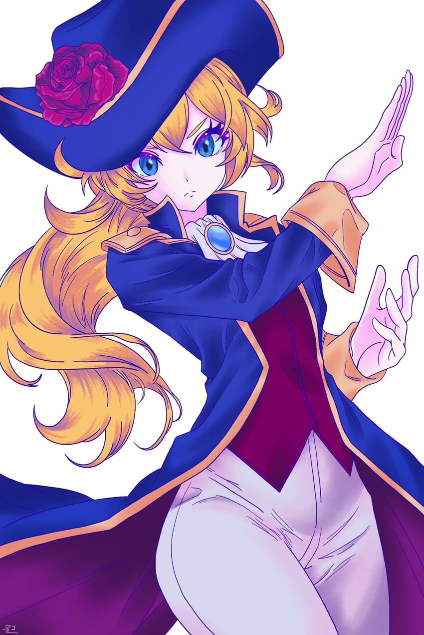 princess peach and swordfighter peach (mario and 1 more) drawn by kurimako