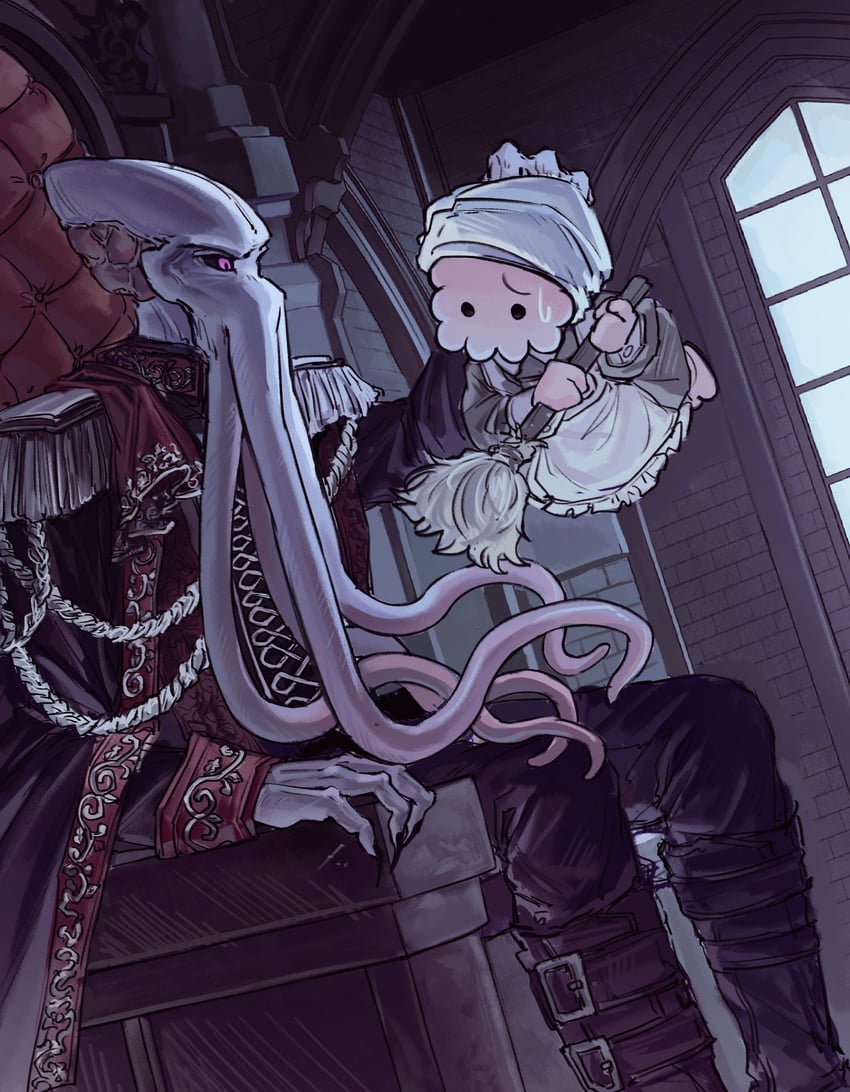 tav and the emperor (dungeons & dragons and 2 more) drawn by cocohaseyo