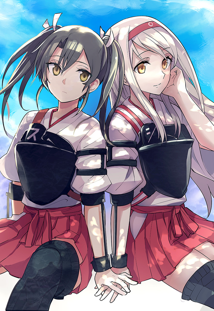 zuikaku and shoukaku (kantai collection) drawn by mitsu_(tendou_itsuki)