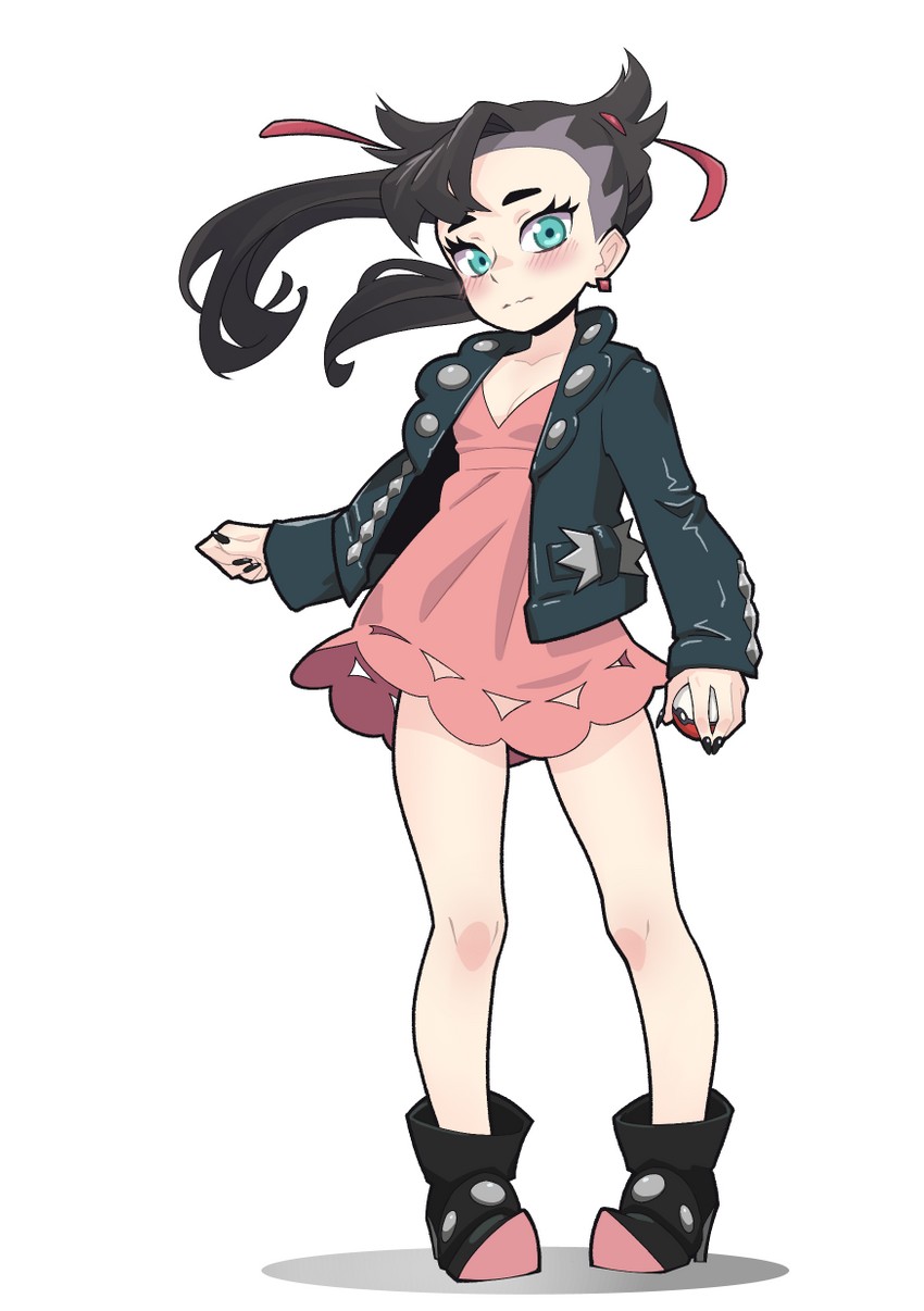 marnie (pokemon and 1 more) drawn by the_pink_pirate