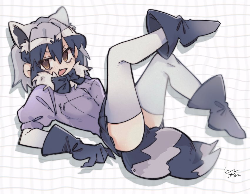 common raccoon (kemono friends) drawn by tokori