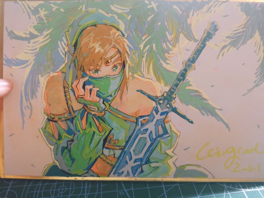 link (the legend of zelda and 1 more) drawn by lingcod_dayu