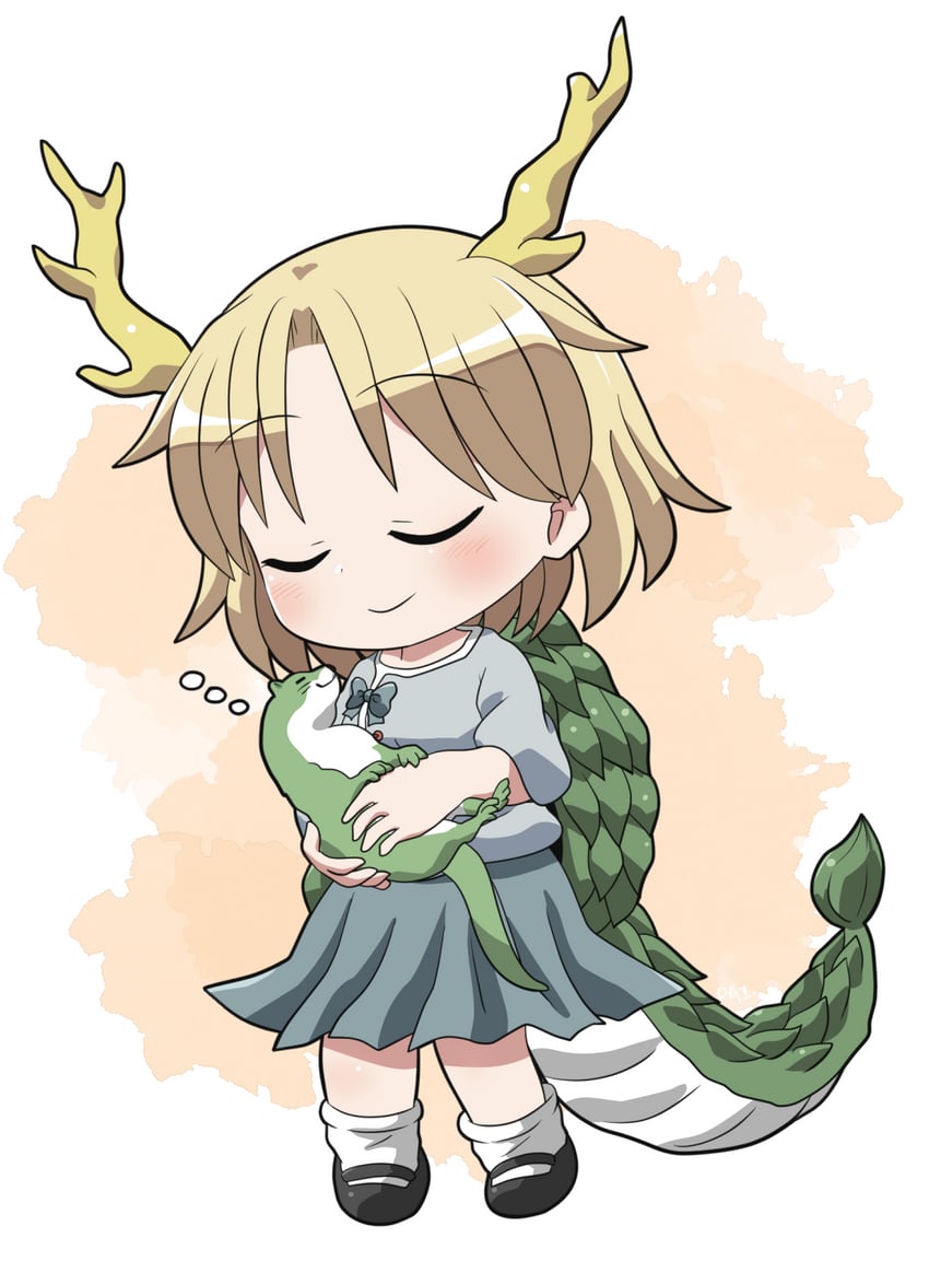 kicchou yachie and otter spirit (touhou) drawn by rokugou_daisuke
