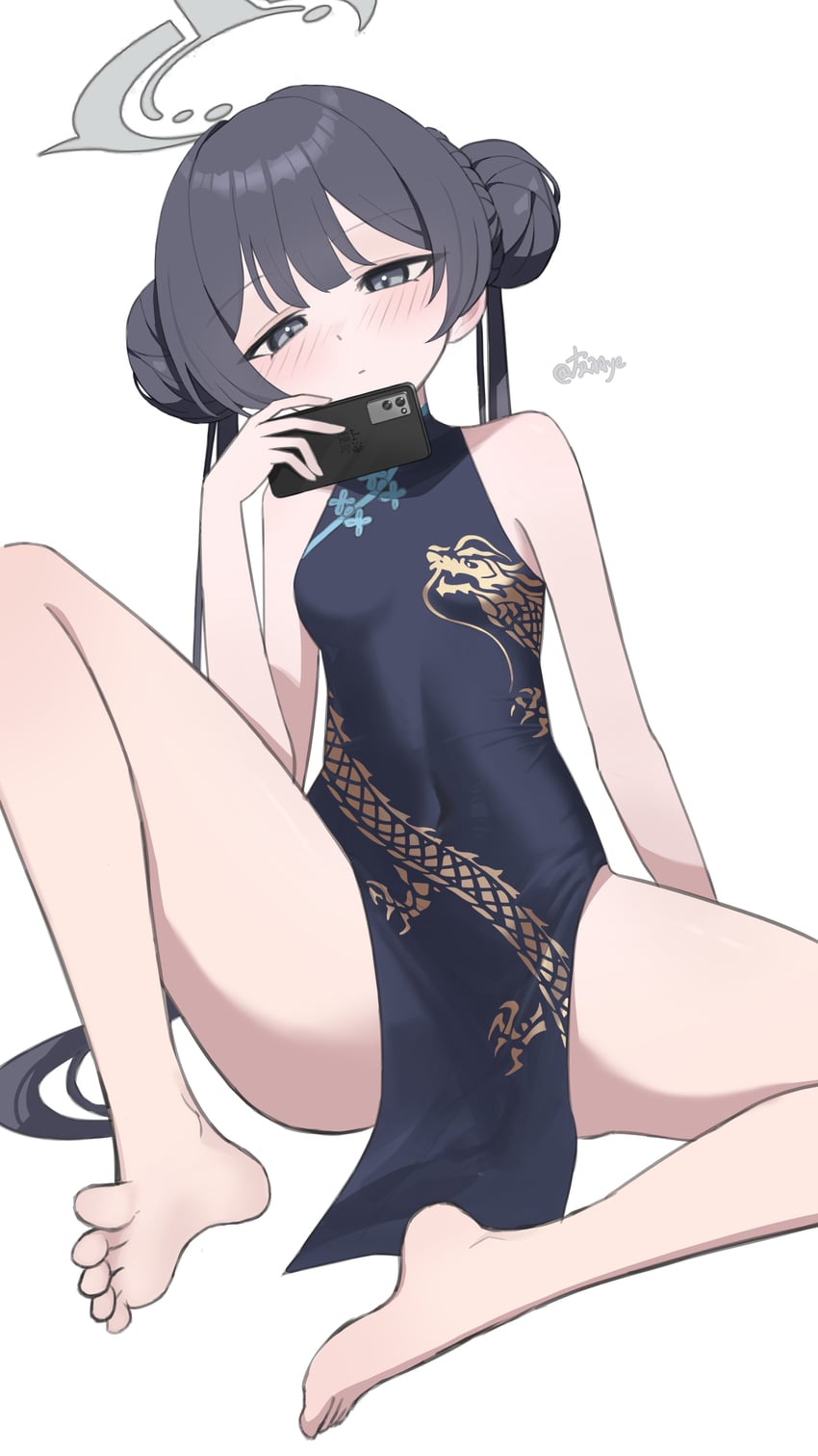 kisaki (blue archive) drawn by hui_yu_yu_yu_ye
