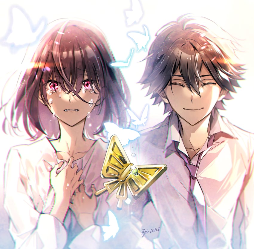 edogawa ranpo and yosano akiko (bungou stray dogs) drawn by iyutani
