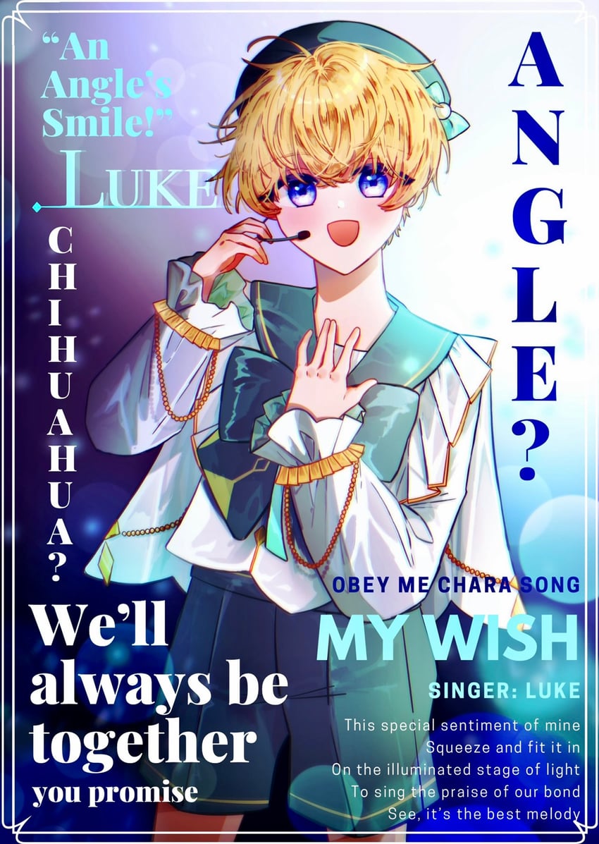 luke (obey me!: one master to rule them all!) drawn by michu_chchu