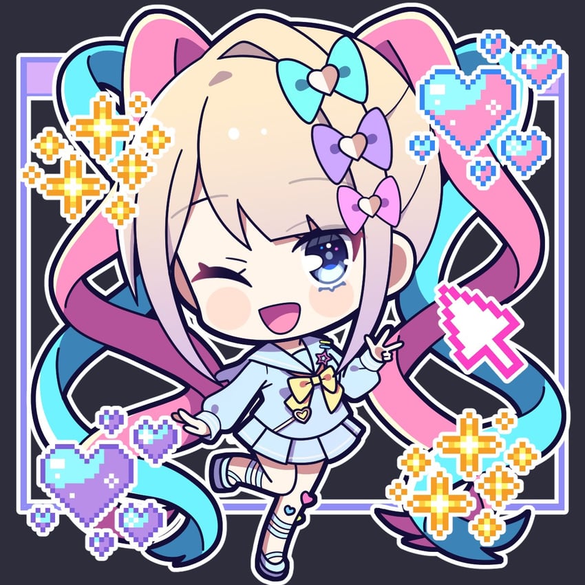 chouzetsusaikawa tenshi-chan (needy girl overdose) drawn by rain_leyley