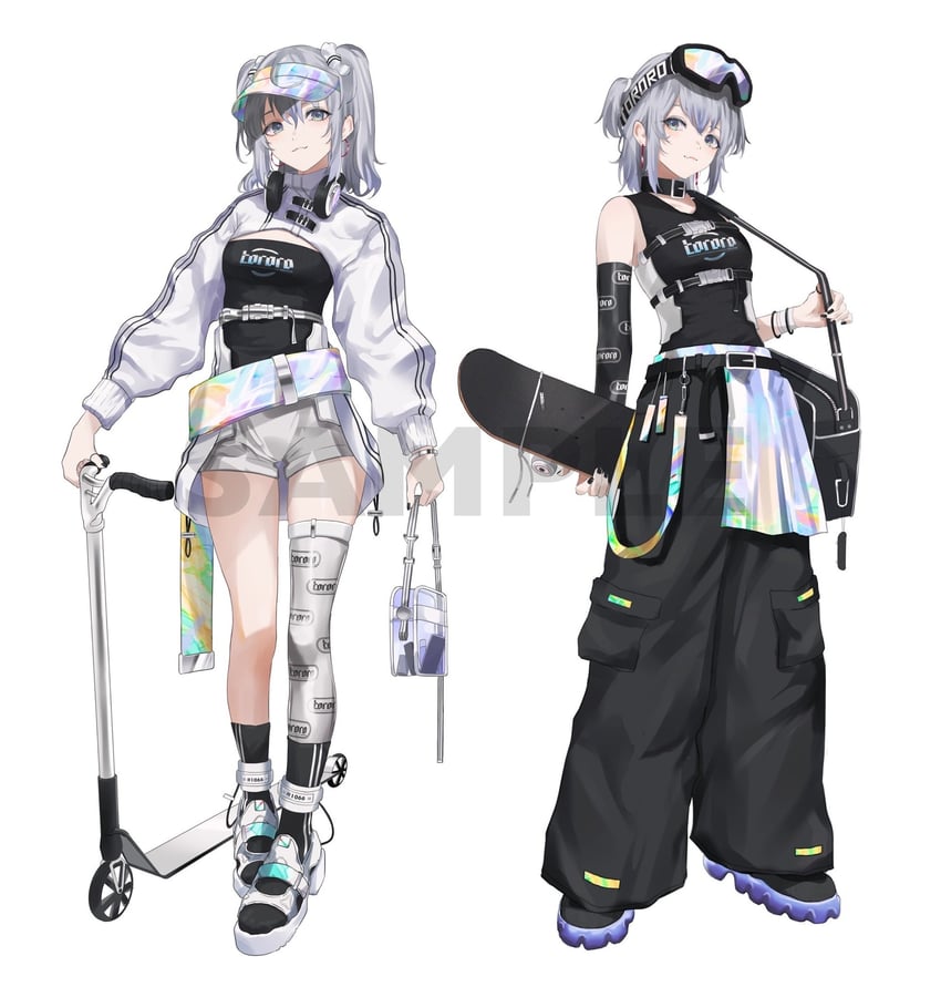 nekomugi tororo (indie virtual youtuber) drawn by .akuma