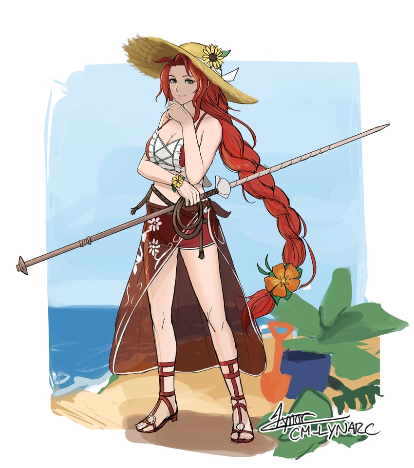 titania (fire emblem and 2 more) drawn by lynarc