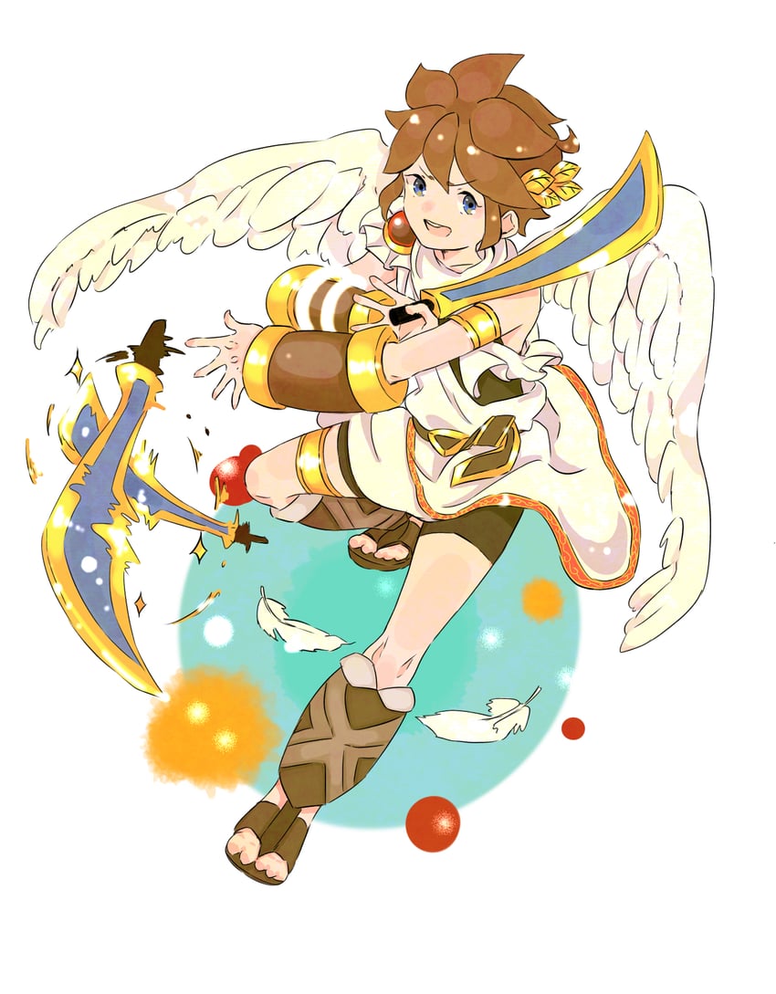 pit (kid icarus and 1 more) drawn by cha_bakashi