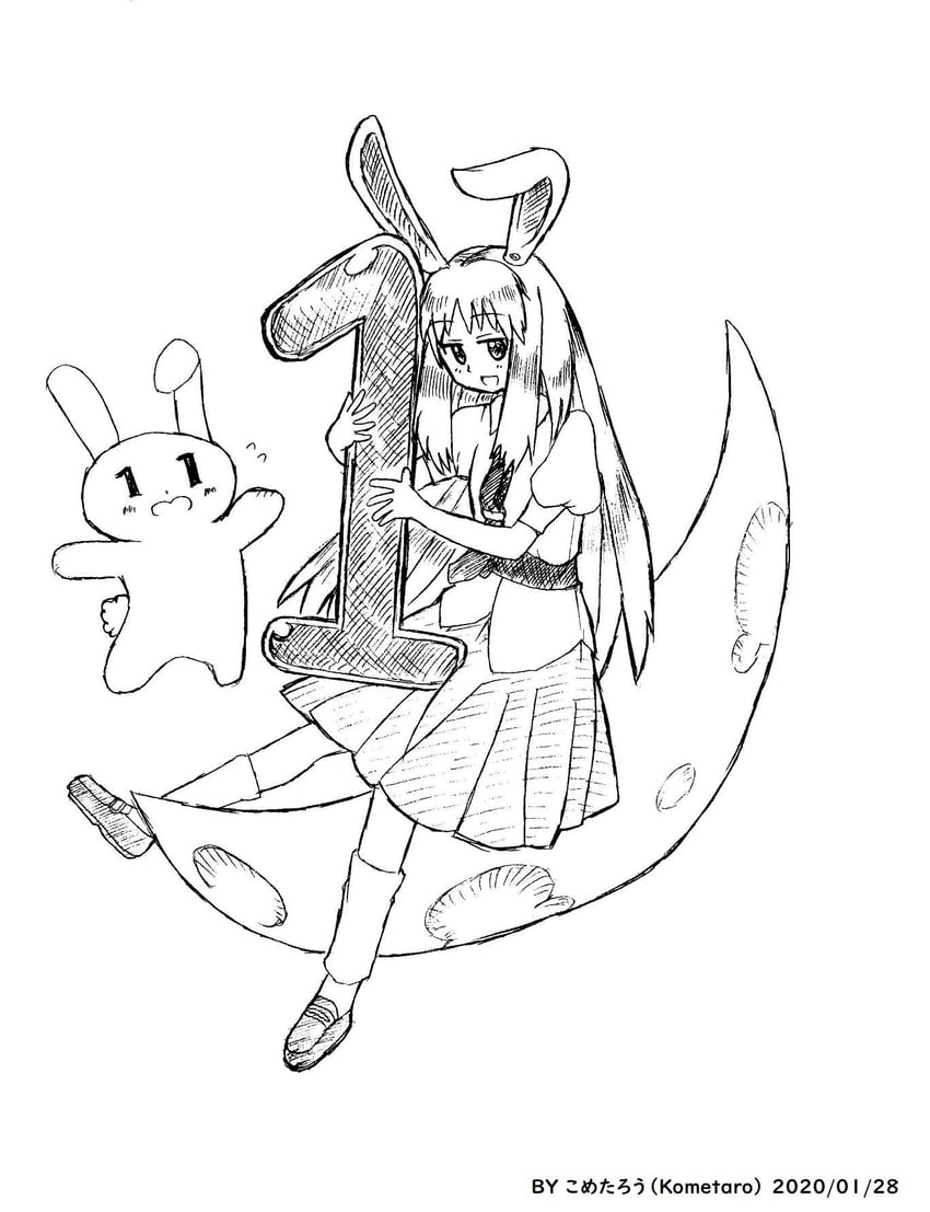 reisen udongein inaba (touhou) drawn by kometaro