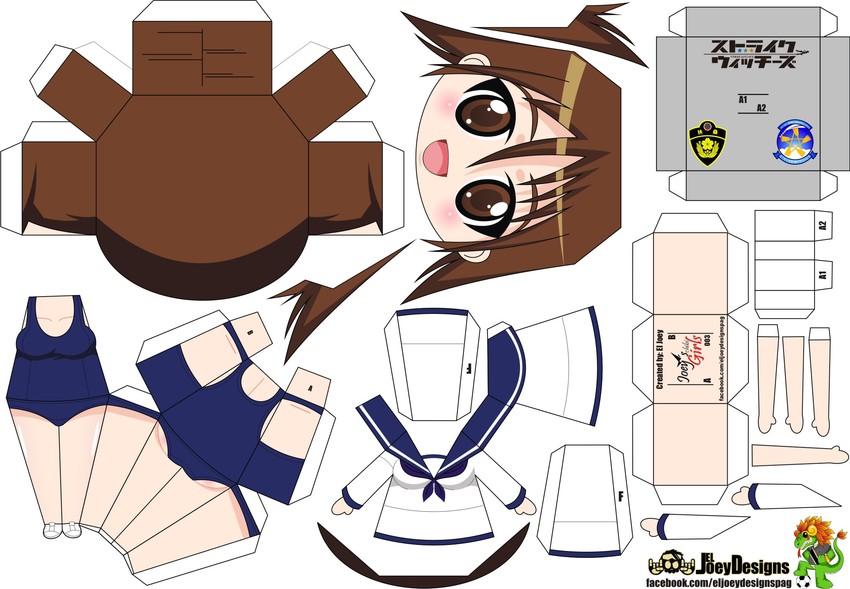 miyafuji yoshika (world witches series and 1 more) drawn by el_joey