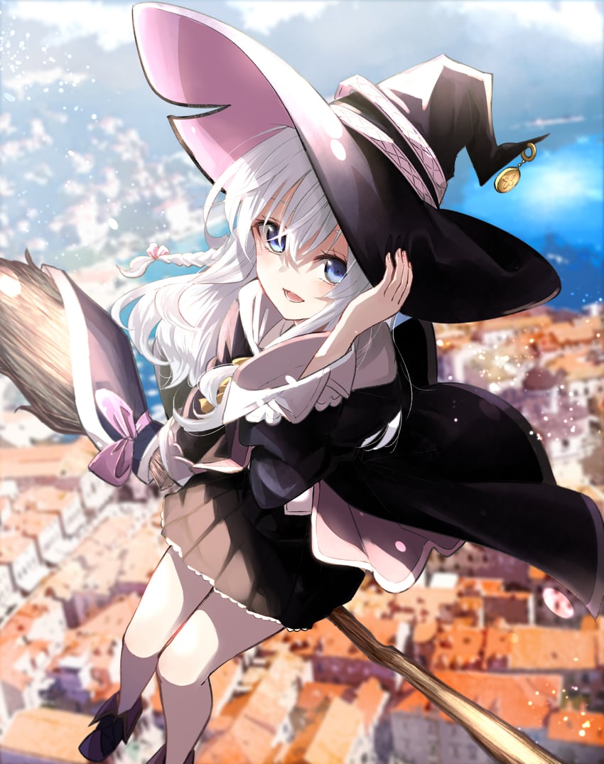 elaina (majo no tabitabi) drawn by natsupa