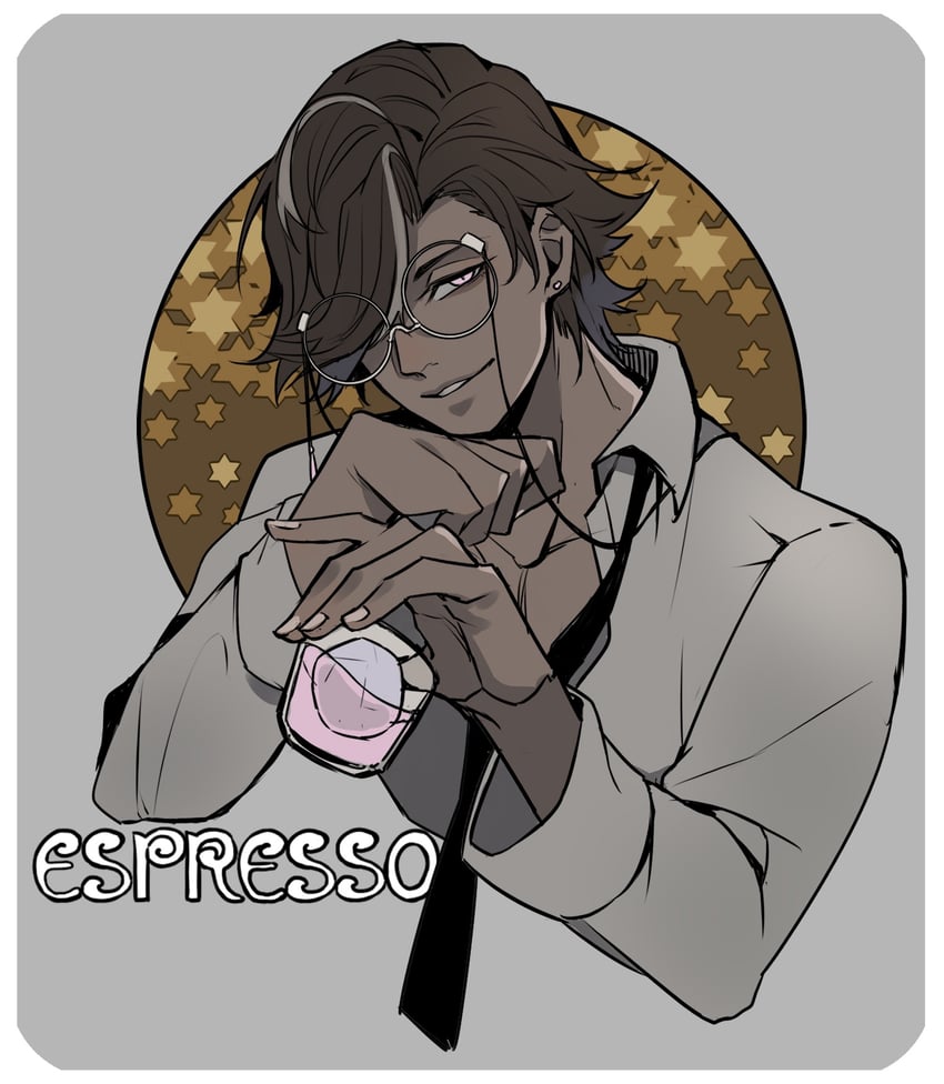 espresso cookie (cookie run and 1 more) drawn by saka_nagiya