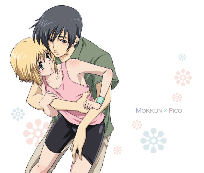 pico and tamotsu (boku no pico) drawn by rokuro_(ryvius)