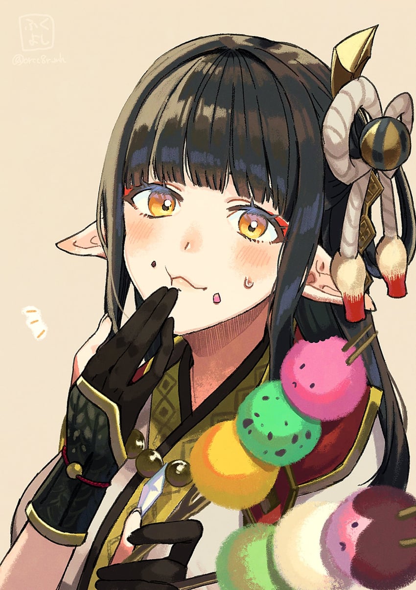 hinoa (monster hunter and 1 more) drawn by orcc8r_mh