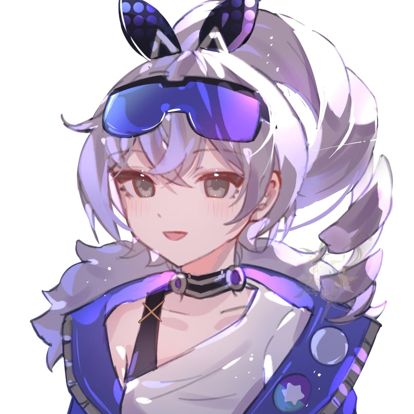 silver wolf (honkai and 1 more) drawn by yuzhi_(wansian43877)