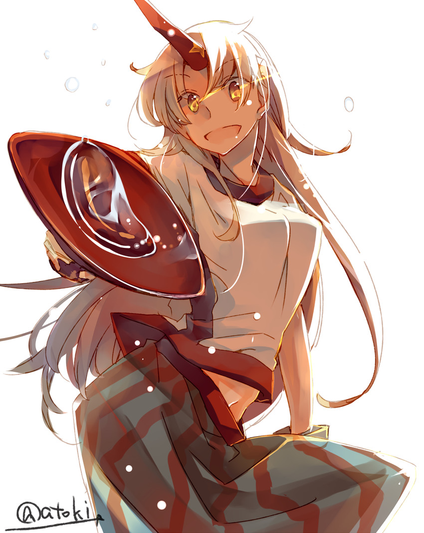 hoshiguma yuugi (touhou) drawn by atoki