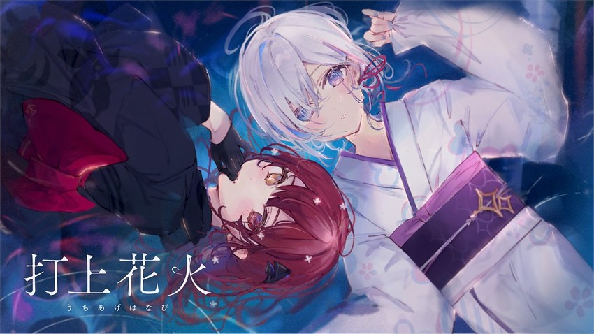 houshou marine and amane kanata (hololive) drawn by shia_job