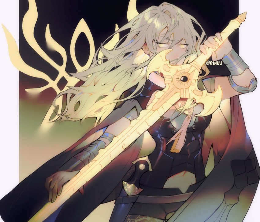 female byleth (fire emblem and 1 more) drawn by 01nu