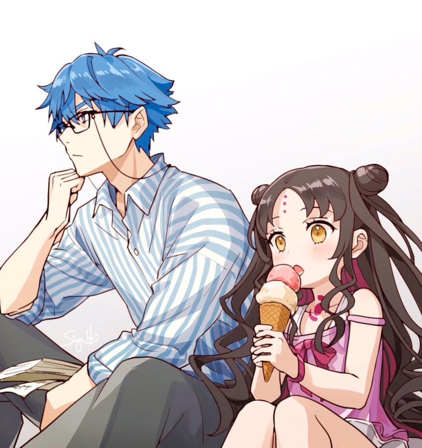 sessyoin kiara and hans christian andersen (fate and 1 more) drawn by siya_ho