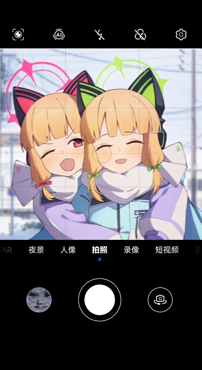 momoi and midori (blue archive) drawn by hei_mu_nan_tong