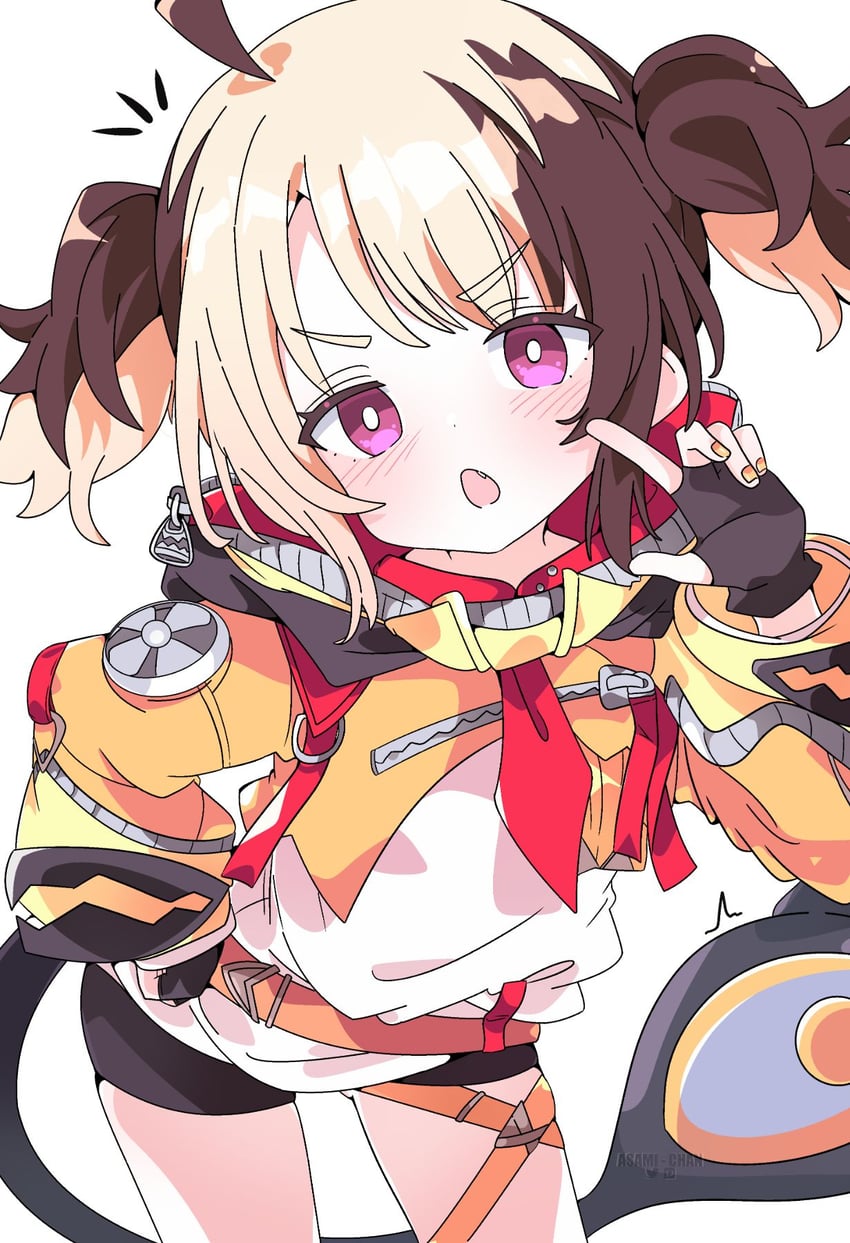 gigi murin (hololive and 1 more) drawn by asami-chan