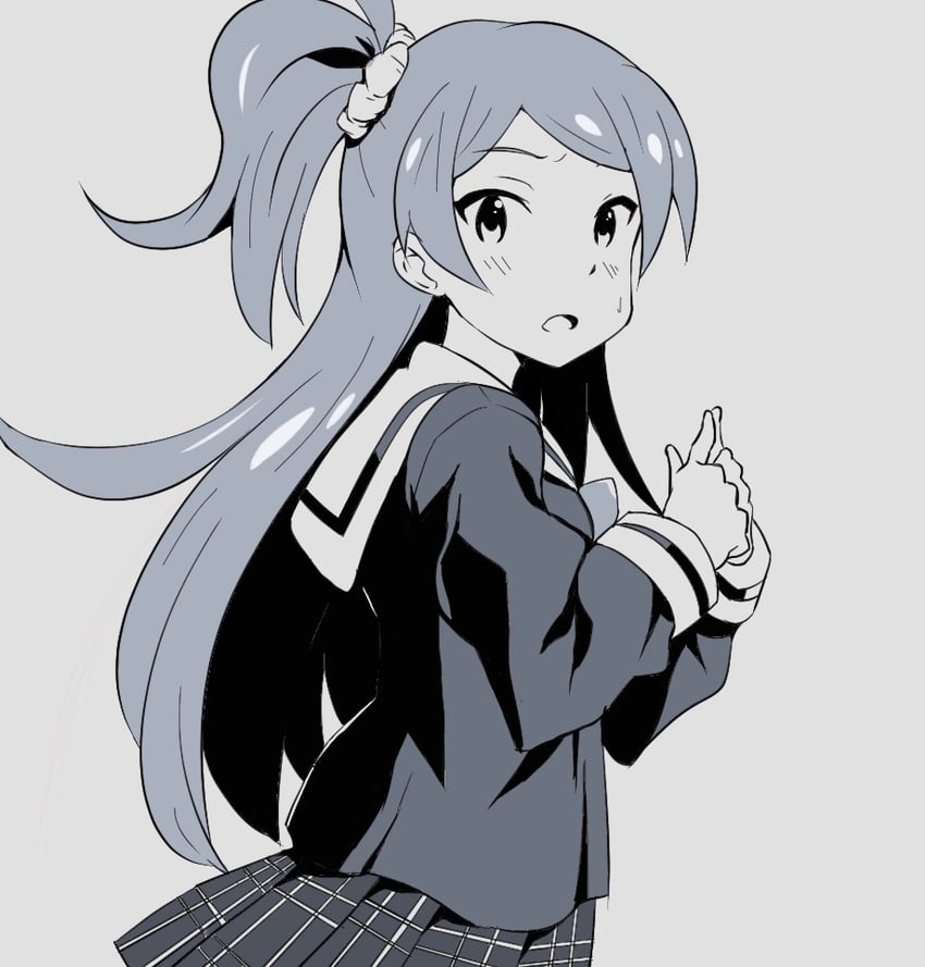 ogami tamaki (idolmaster and 2 more) drawn by nejime_(nejimeinu)