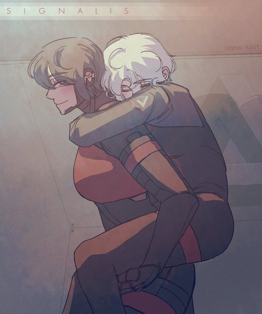 elster and ariane yeong (signalis) drawn by legend_knit