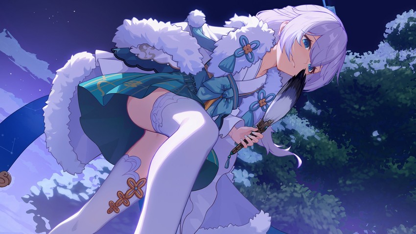 theresa apocalypse and zhuge kongming (honkai and 1 more)