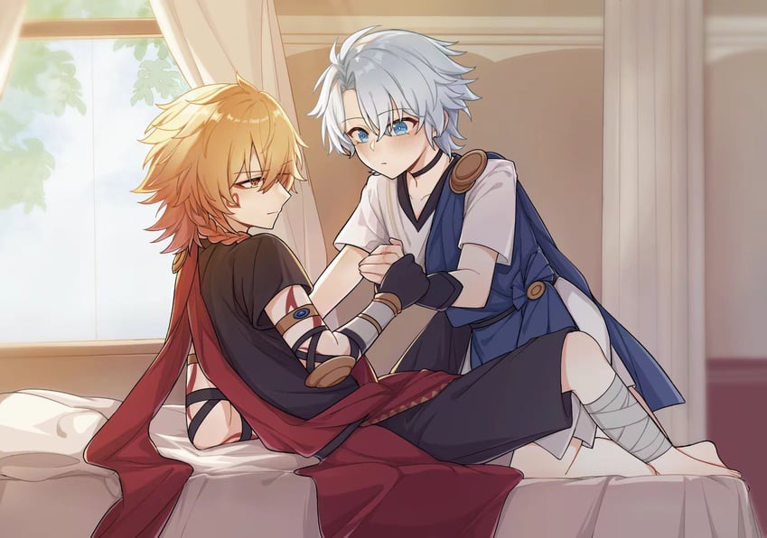 phainon and mydei (honkai and 1 more) drawn by cheng_ping13713