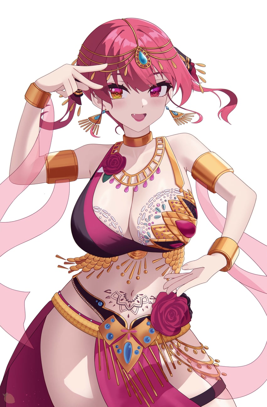 houshou marine (hololive and 1 more) drawn by giyeodeo