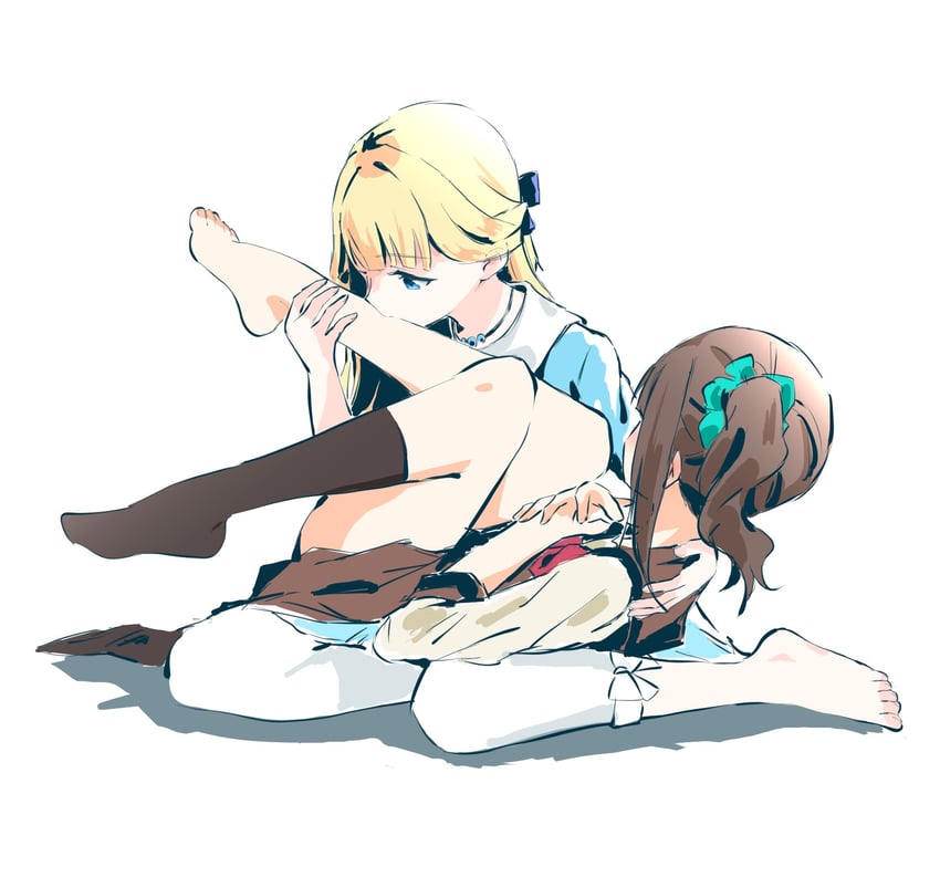 nekoyashiki yuki and nekoyashiki mayu (precure and 1 more) drawn by isumi