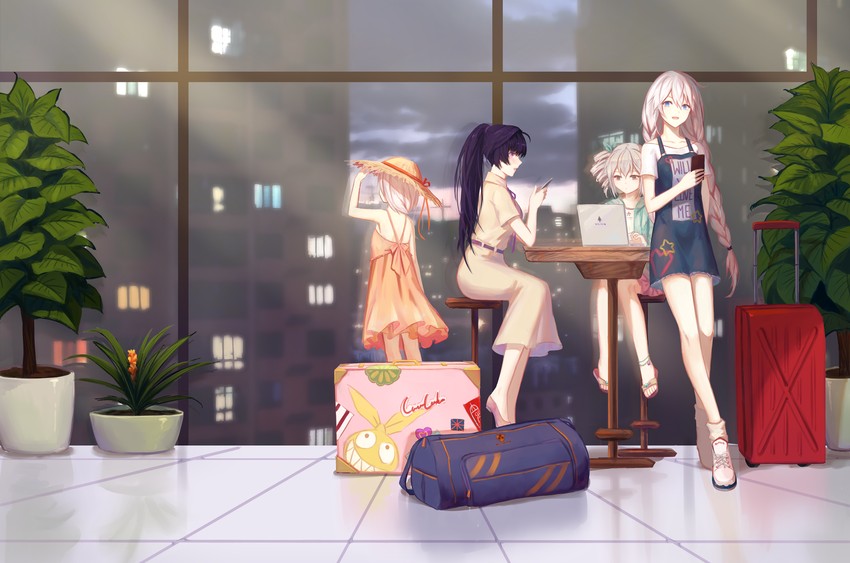 kiana kaslana, raiden mei, bronya zaychik, theresa apocalypse, and homu (honkai and 1 more) drawn by xing_muhen