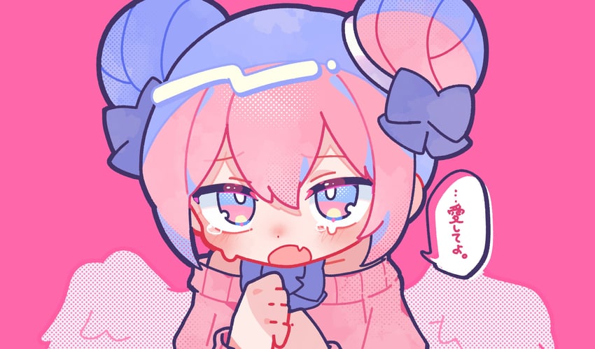nanawo akari and datenshi-chan (indie utaite and 1 more) drawn by iroha_amamizu