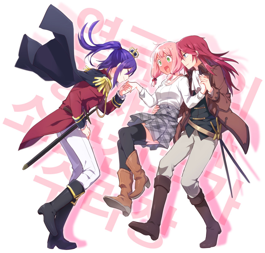 uehara himari, udagawa tomoe, and seta kaoru (bang dream!) drawn by re_ghotion