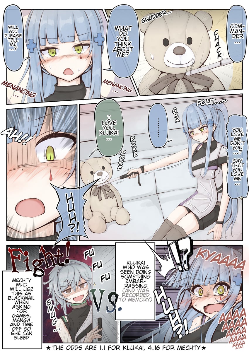 hk416, g11, klukai, and mechty (girls' frontline and 1 more) drawn by tarunoakuma