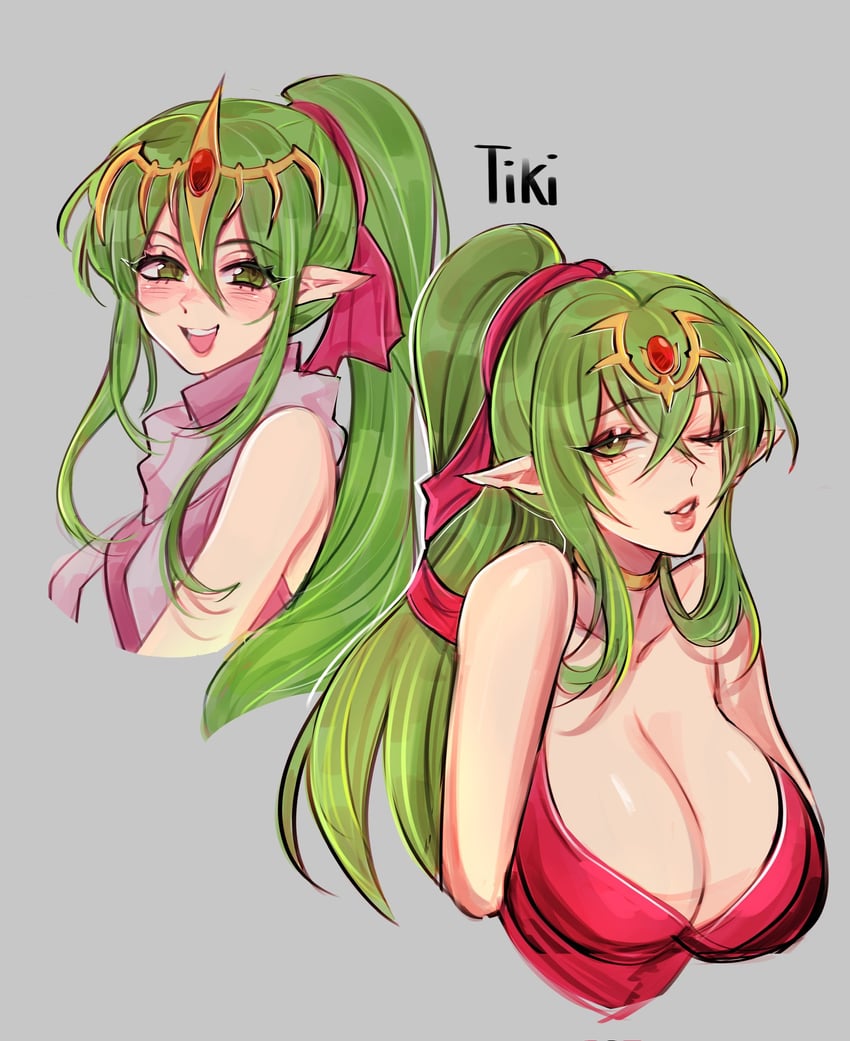 tiki (fire emblem and 2 more) drawn by ruilumen_(ruinique)