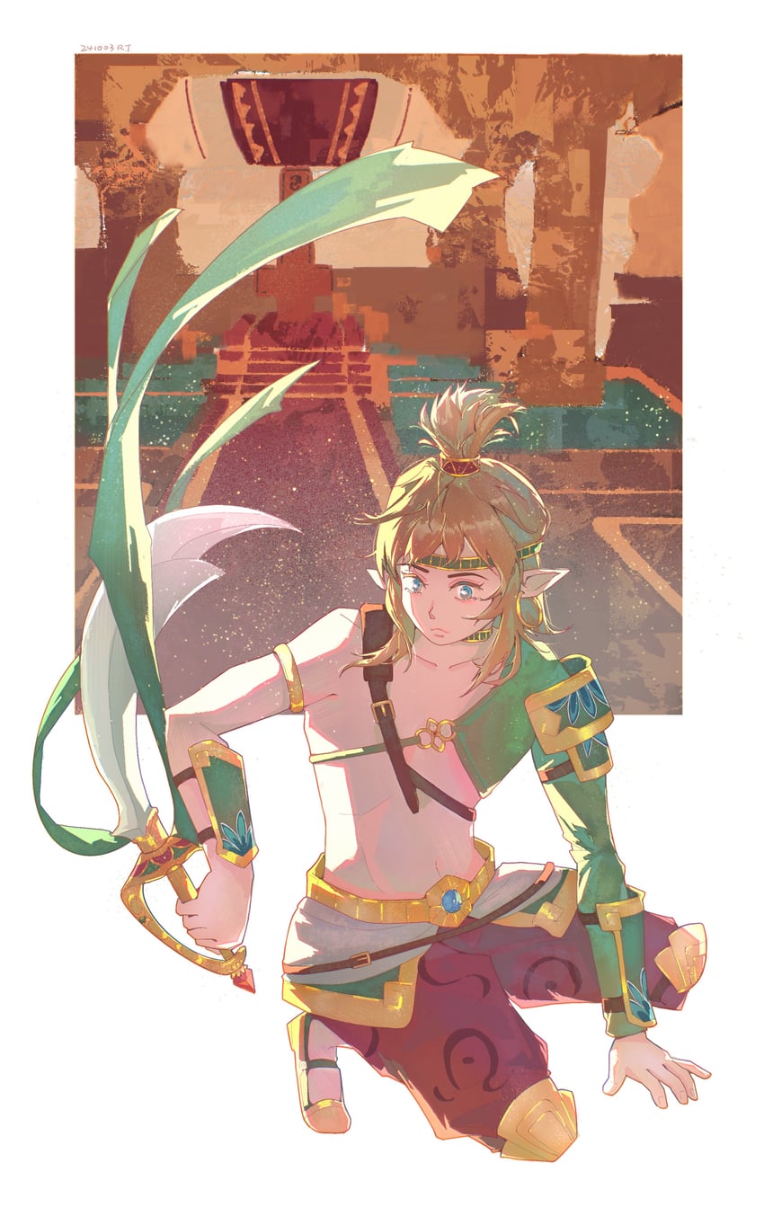 link (the legend of zelda and 1 more) drawn by gensou_getsumen_rt