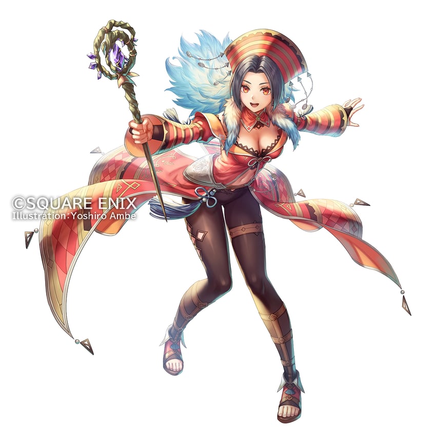 emerald and court mage (saga and 1 more) drawn by anbe_yoshirou