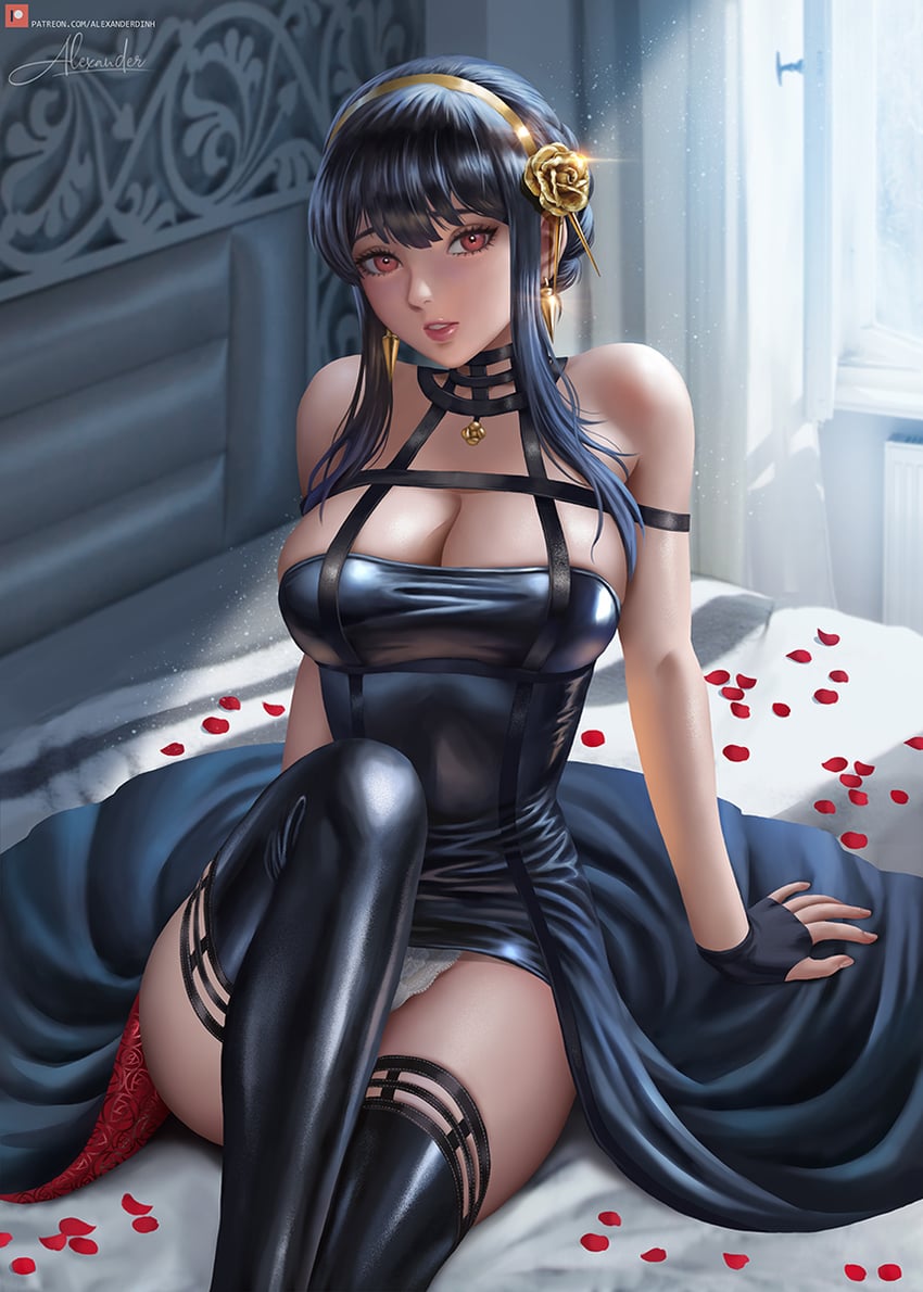 yor briar (spy x family) drawn by alexander_dinh