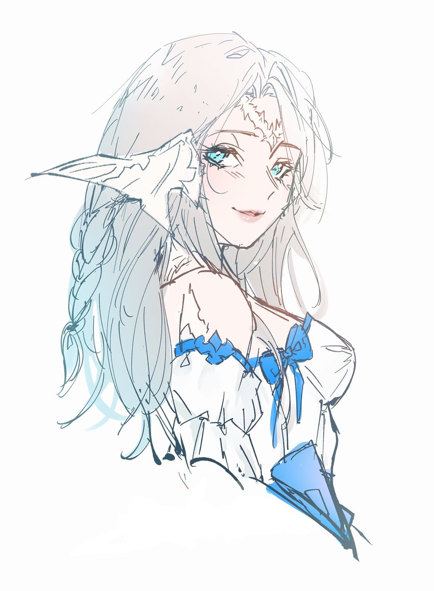 warrior of light (final fantasy and 1 more) drawn by liz_gray