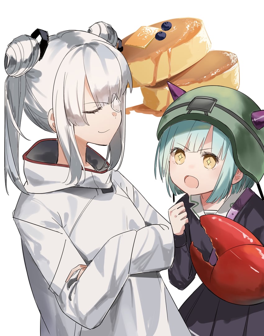 yamawaki bon ivar and bungo yayoi (heaven burns red) drawn by kr_woyue