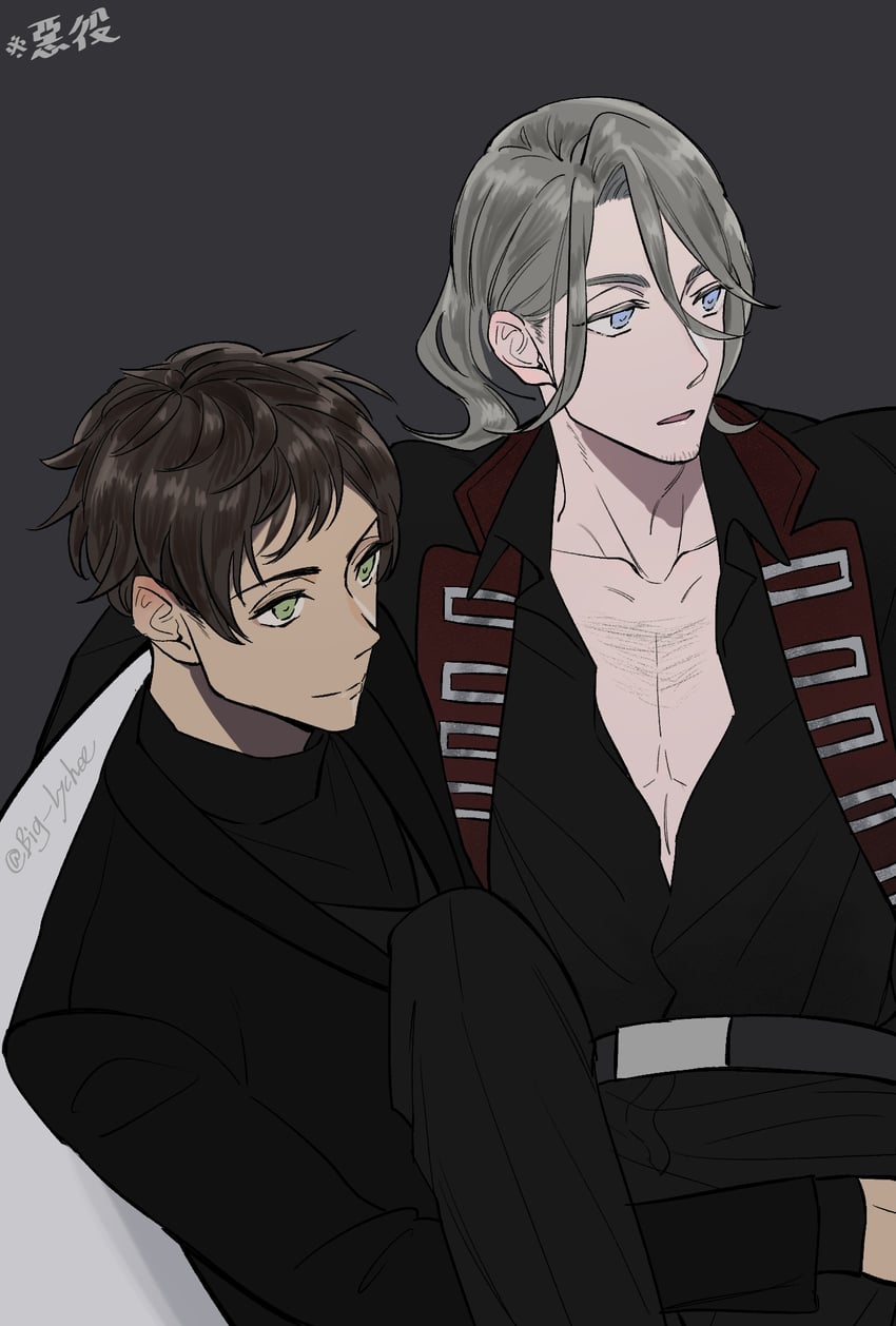 france and spain (axis powers hetalia) drawn by big_lychee
