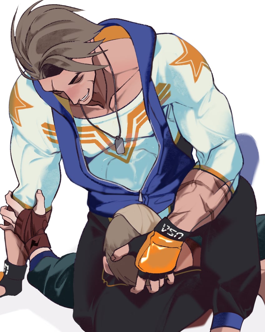 luke sullivan and ed (street fighter and 1 more) drawn by hexermer