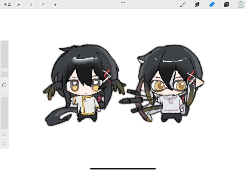 weiyunsi (splatoon and 1 more) drawn by qianwa_shi_biao