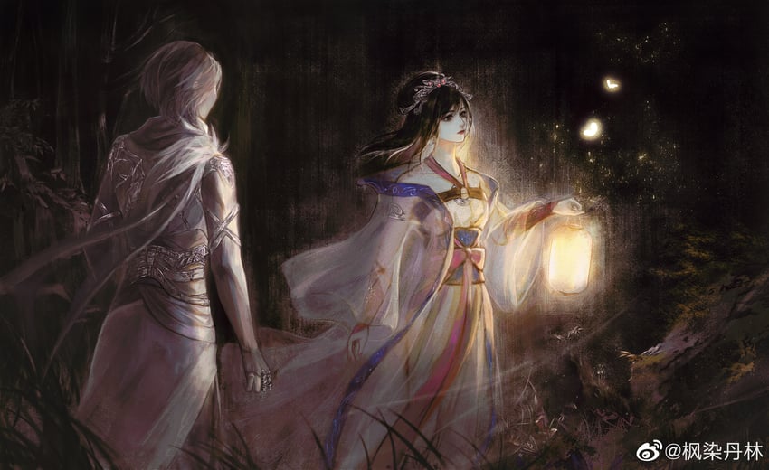 chi lian and baifeng (qinshi mingyue) drawn by shi_feizhou_kaola_ya