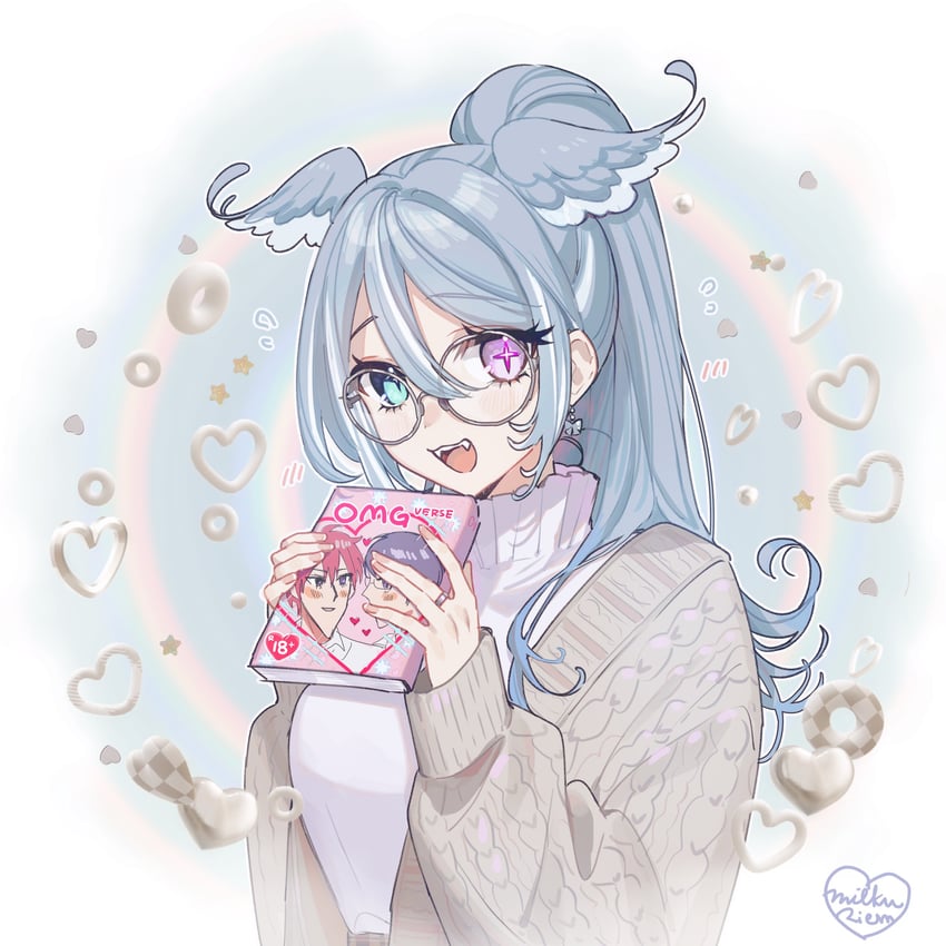 elira pendora (nijisanji and 1 more) drawn by milkuriem