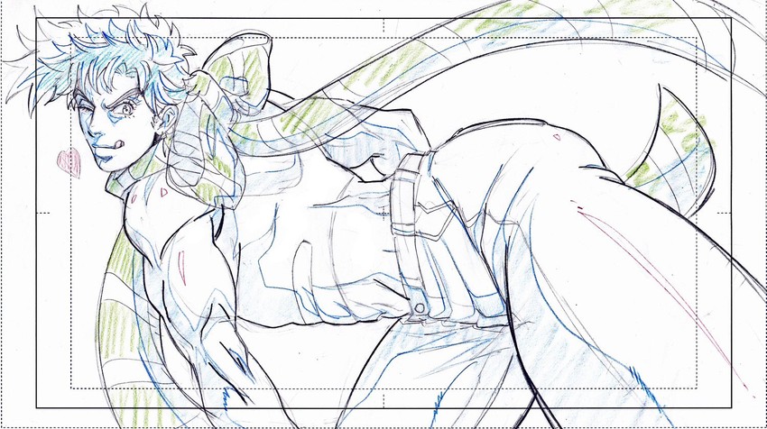 joseph joestar (jojo no kimyou na bouken and 1 more) drawn by kinoshita_yui